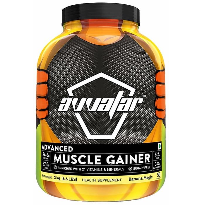 Avvatar Advanced Muscle Gainer Banana Magic - Classic Derma