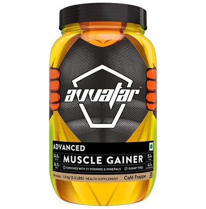 Avvatar Advanced Muscle Gainer Café Frappe - Classic Derma