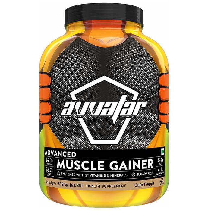 Avvatar Advanced Muscle Gainer Café Frappe - Classic Derma