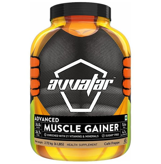 Avvatar Advanced Muscle Gainer Café Frappe - Classic Derma