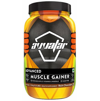 Avvatar Advanced Muscle Gainer Rich Chocolate - Classic Derma