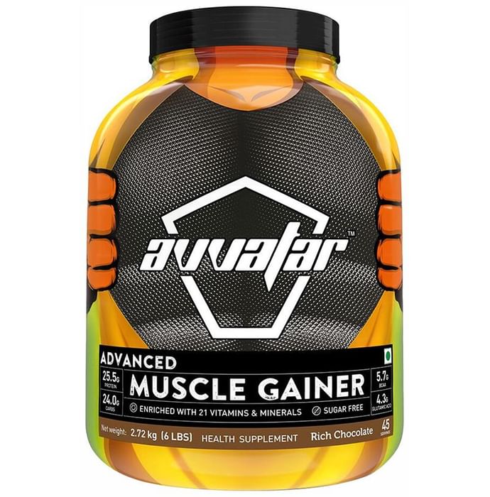 Avvatar Advanced Muscle Gainer Rich Chocolate - Classic Derma
