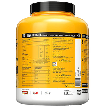 Avvatar Whey Protein Powder Belgian Chocolate