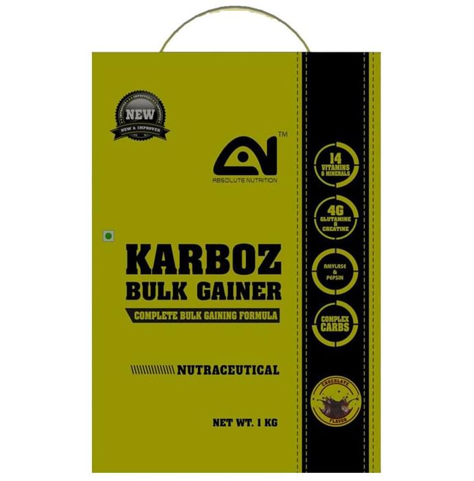 Absolute Nutrition Karboz Bulk Gainer Chocolate - Classic Derma