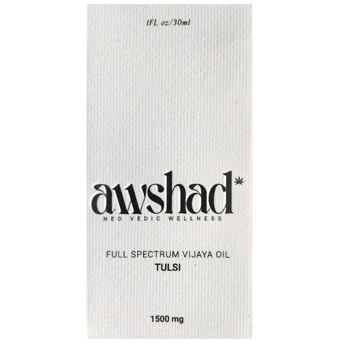 Awshad Full Spectrum Vijay Oil 1500mg Tulsi - Classic Derma