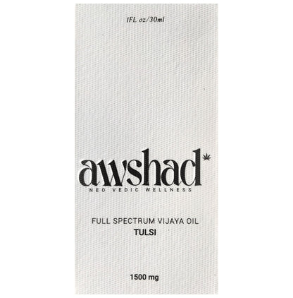 Awshad Full Spectrum Vijay Oil 1500mg Tulsi - Classic Derma