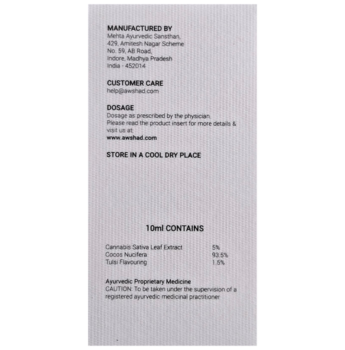 Awshad Full Spectrum Vijay Oil 1500mg Tulsi