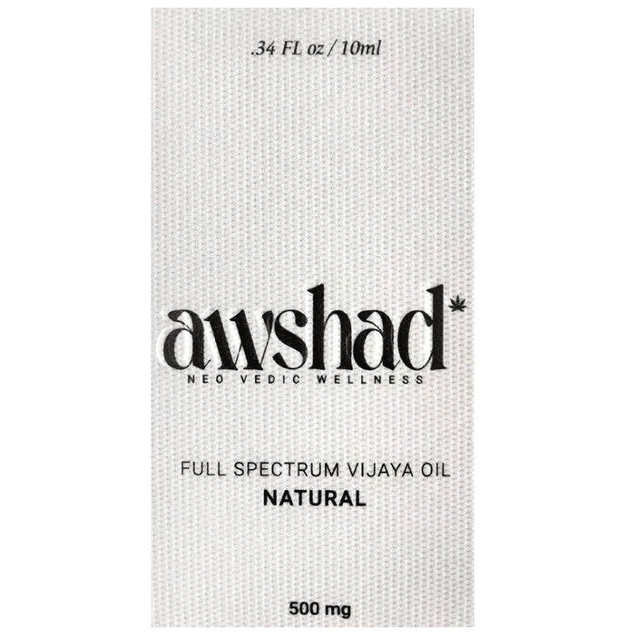Awshad Full Spectrum Vijaya Oil 500mg Natural - Classic Derma