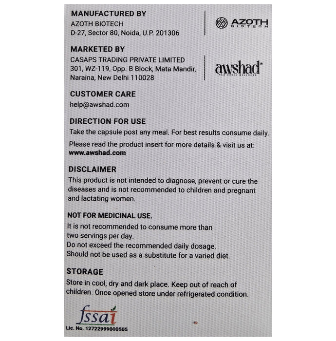 Awshad Myndshroom Capsule