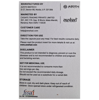 Awshad Myndshroom Capsule