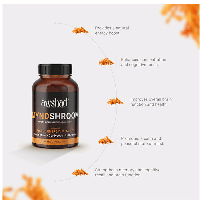 Awshad Myndshroom Capsule