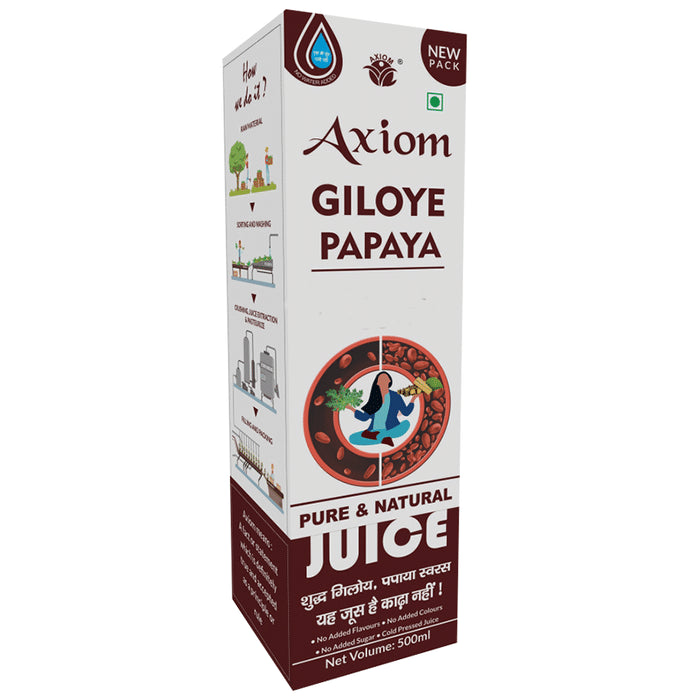 Axiom Giloye Papaya Pure & Natural Juice - Classic Derma