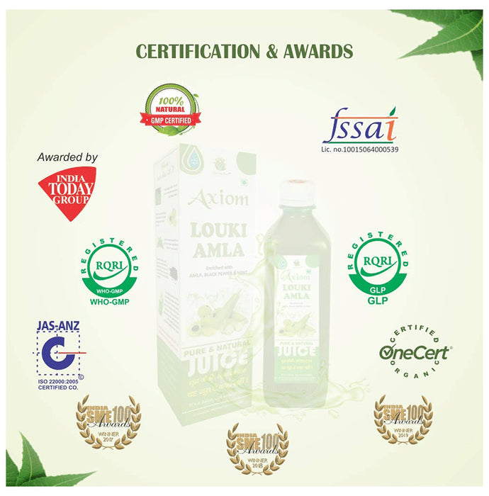 Axiom Louki Amla Juice No Added Sugar
