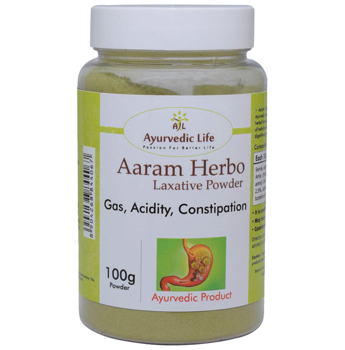 Ayurvedic Life Aaram Herbo Laxative Powder - Classic Derma