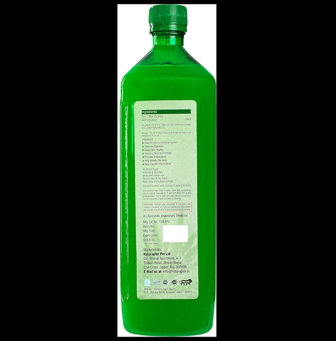 Ayah Combo Pack of Giloy Tulsi Ras (500ml ) & Pure Alovera Ras (1000ml)