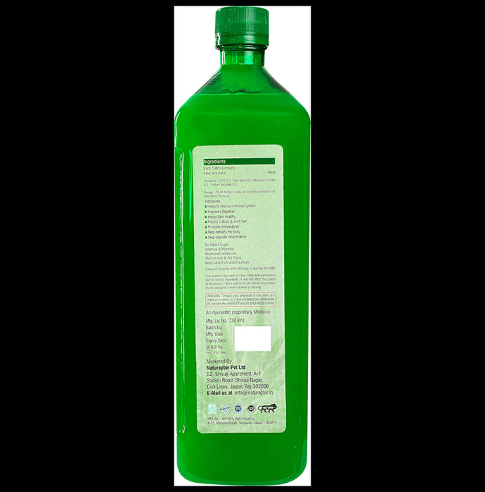 Ayah Combo Pack of Pure Aloe Vera Ras & Triphala Ras (1000ml Each)