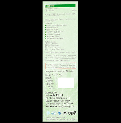 Ayah Combo Pack of Pure Aloe Vera Ras & Triphala Ras (1000ml Each)