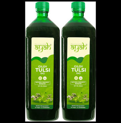 Ayah Giloy Tulsi Ras (1000ml Each) - Classic Derma