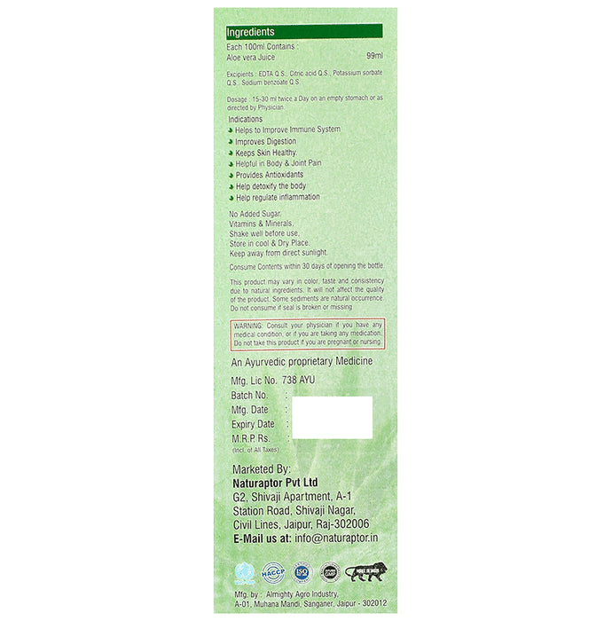 Ayah Pure Aloevera Ras