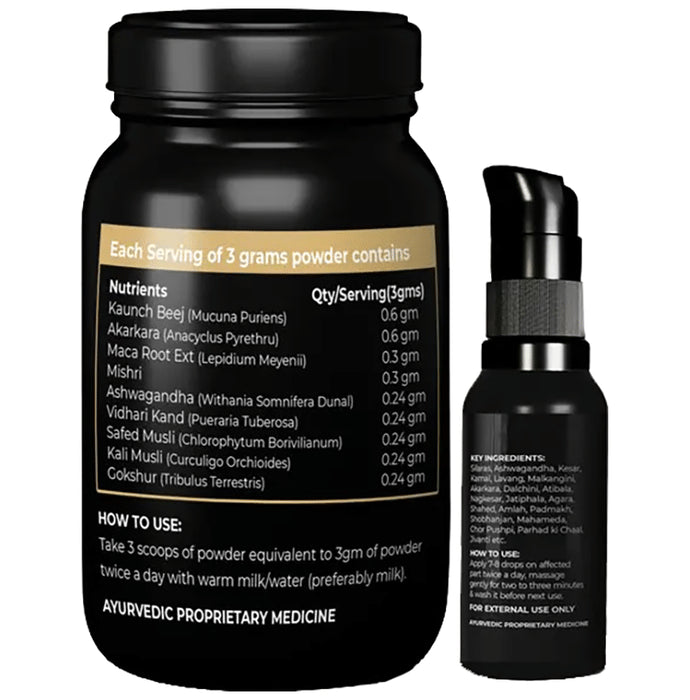 Ayamveda Combo Pack of i Red Vitality Mix (180gm) & i Red Massage Oil (30ml)