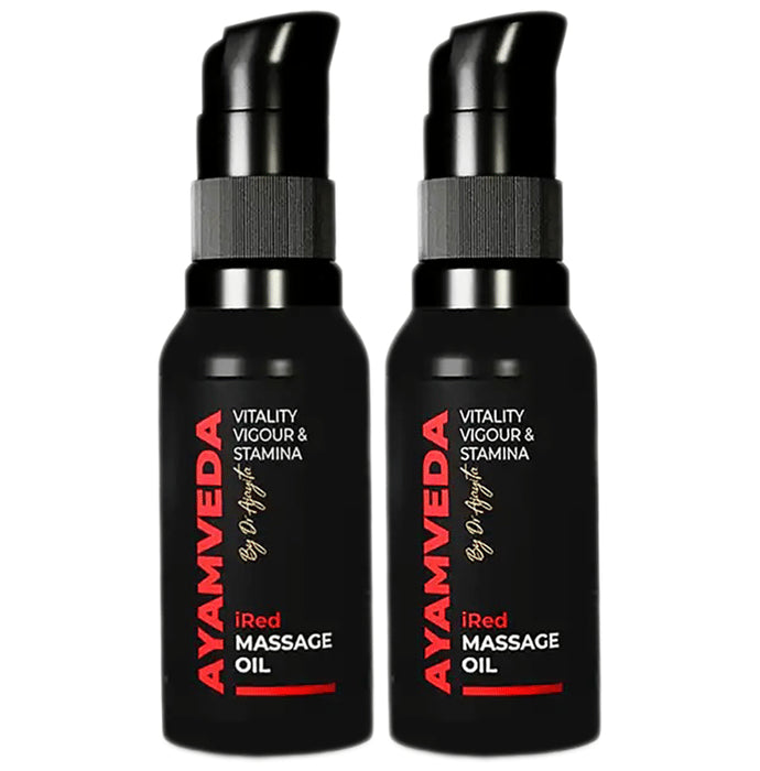 Ayamveda I Red Massage Oil (30ml Each) - Classic Derma