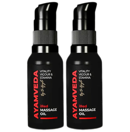 Ayamveda I Red Massage Oil (30ml Each) - Classic Derma