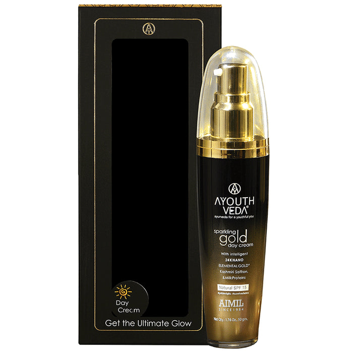 Ayouthveda Sparkling Gold Day Cream - Classic Derma