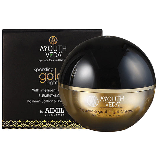 Ayouthveda Sparkling Gold Night Cream - Classic Derma