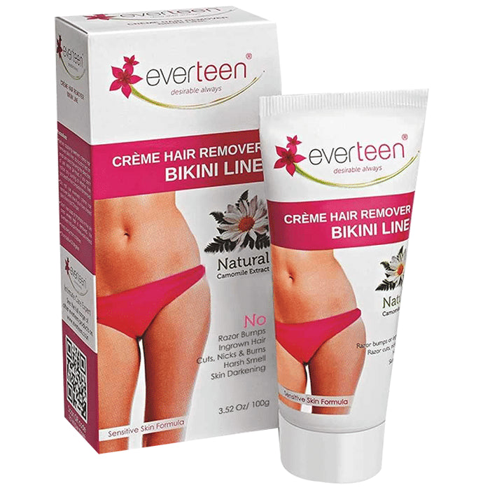 Everteen Bikini Line Hair Remover Creme Natural - Classic Derma