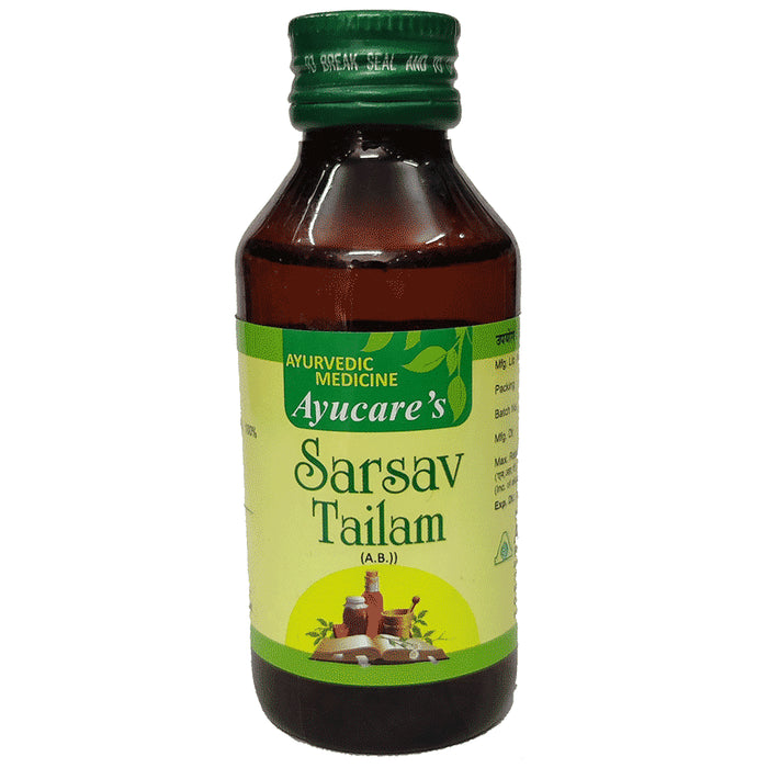 Ayucare's Sarsav Tailam (100ml Each) - Classic Derma