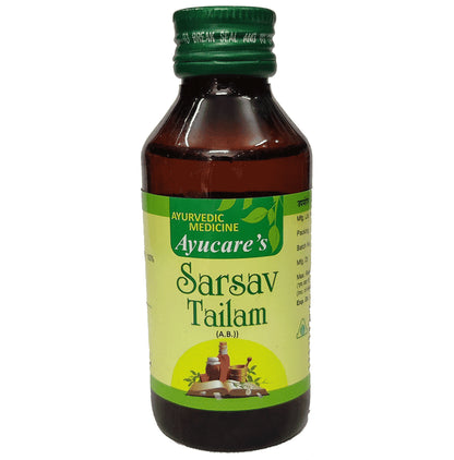 Ayucare's Sarsav Tailam (100ml Each) - Classic Derma