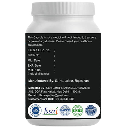 Ayudiva Herbals Combo Pack of High Lift Capsule (60) & High Lift Syrup (200ml)