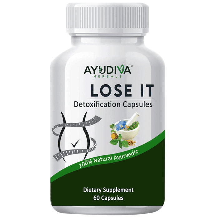Ayudiva Herbals Lose IT Body Detoxification Capsule - Classic Derma