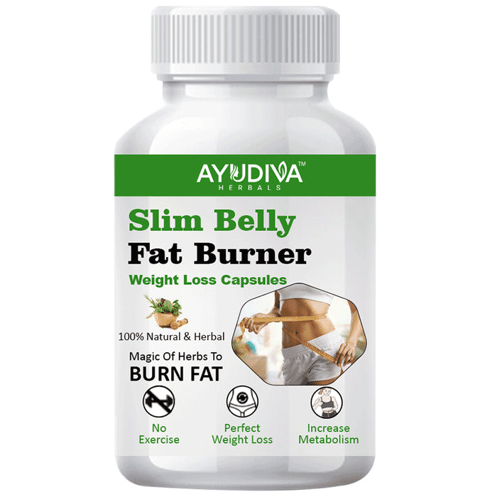 Ayudiva Herbals Slim Belly Fat Burner Capsule - Classic Derma