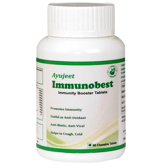 Ayujeet Immunobest Immunity Booster Chewable Tablet - Classic Derma
