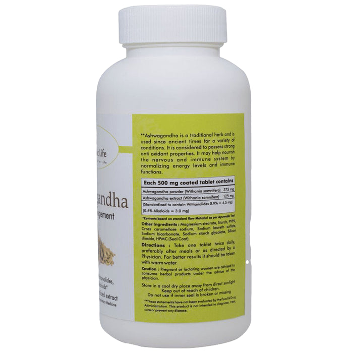 Ayurvedic Life Ashwagandha Stress Management Tablet