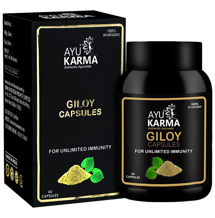 Ayukarma Giloy Capsule (60 Each) - Classic Derma