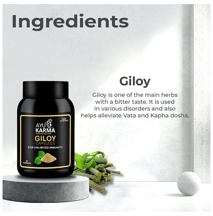 Ayukarma Giloy Capsule (60 Each)
