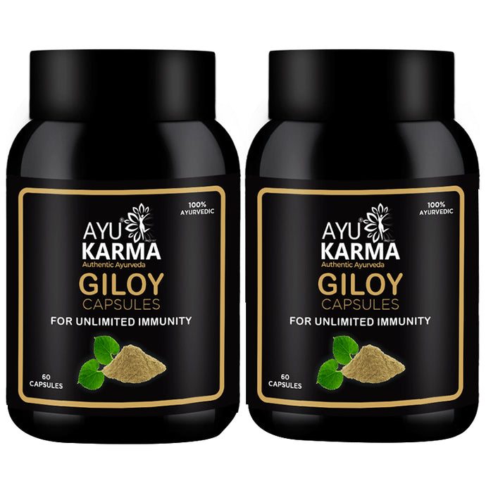 Ayukarma Giloy Capsule (60 Each) - Classic Derma
