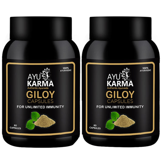 Ayukarma Giloy Capsule (60 Each) - Classic Derma