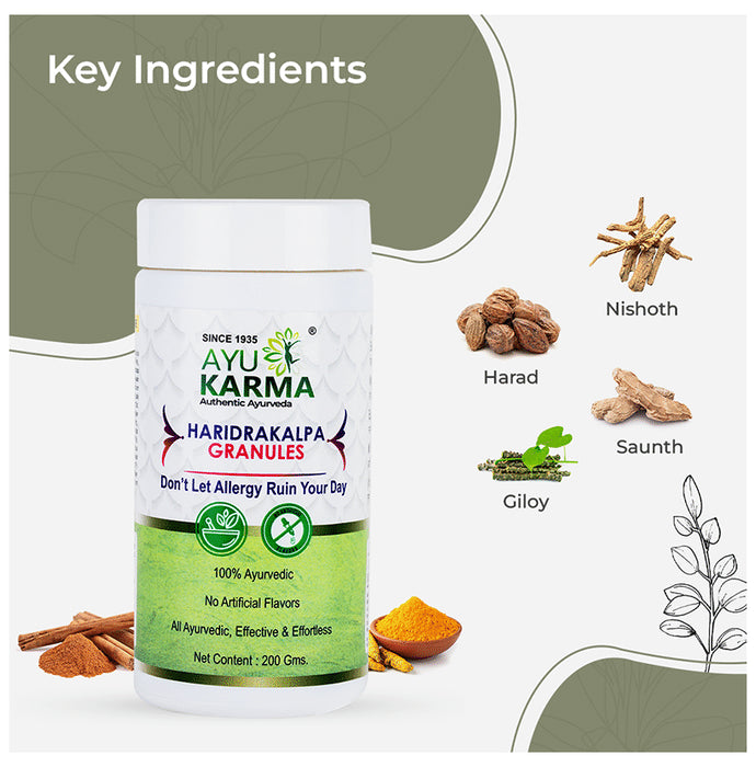 Ayukarma Haridrakalpa Granules (200gm Each)