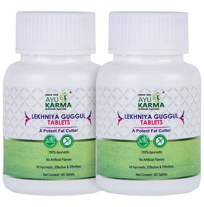 Ayukarma Lekhniya Guggul Tablet (60 Each) - Classic Derma