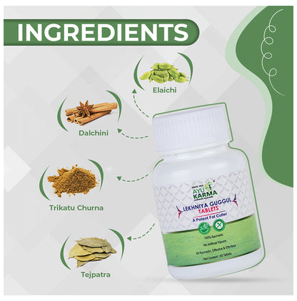 Ayukarma Lekhniya Guggul Tablet (60 Each)