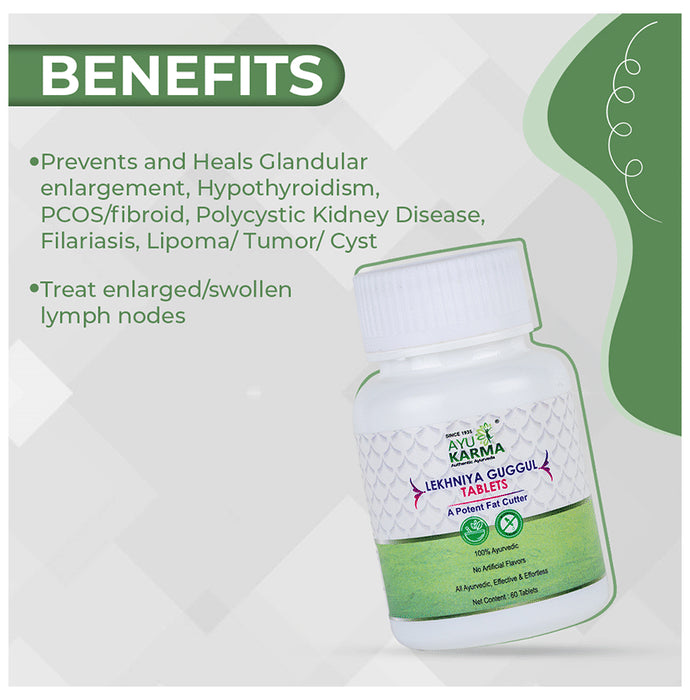 Ayukarma Lekhniya Guggul Tablet (60 Each)
