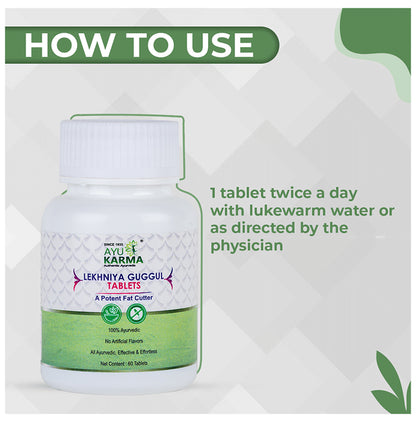 Ayukarma Lekhniya Guggul Tablet (60 Each)