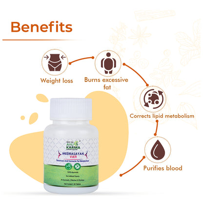 Ayukarma Medrasayan Vati (60 Each)