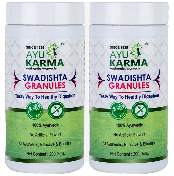 Ayukarma Swadishta Granules (200gm Each) - Classic Derma