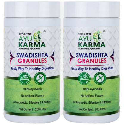 Ayukarma Swadishta Granules (200gm Each) - Classic Derma