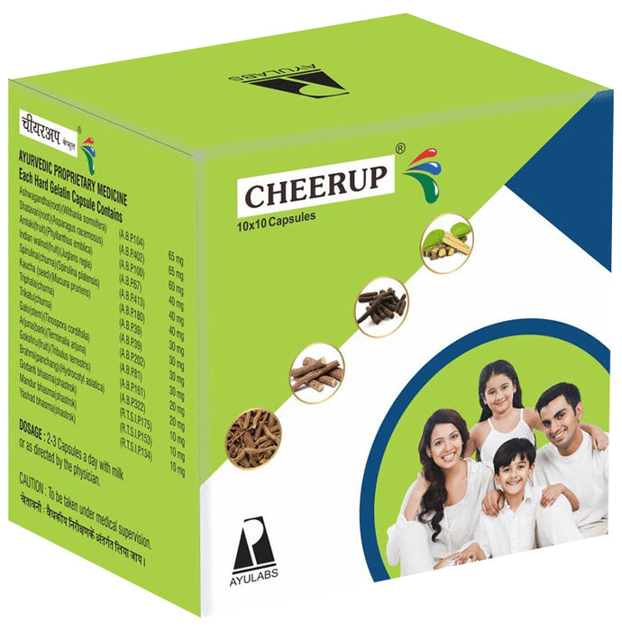 Ayulabs Cheerup Capsule - Classic Derma