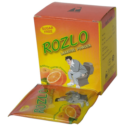 Ayulabs Rozlo Laxative Powder Artificial Orange Sugar Free - Classic Derma